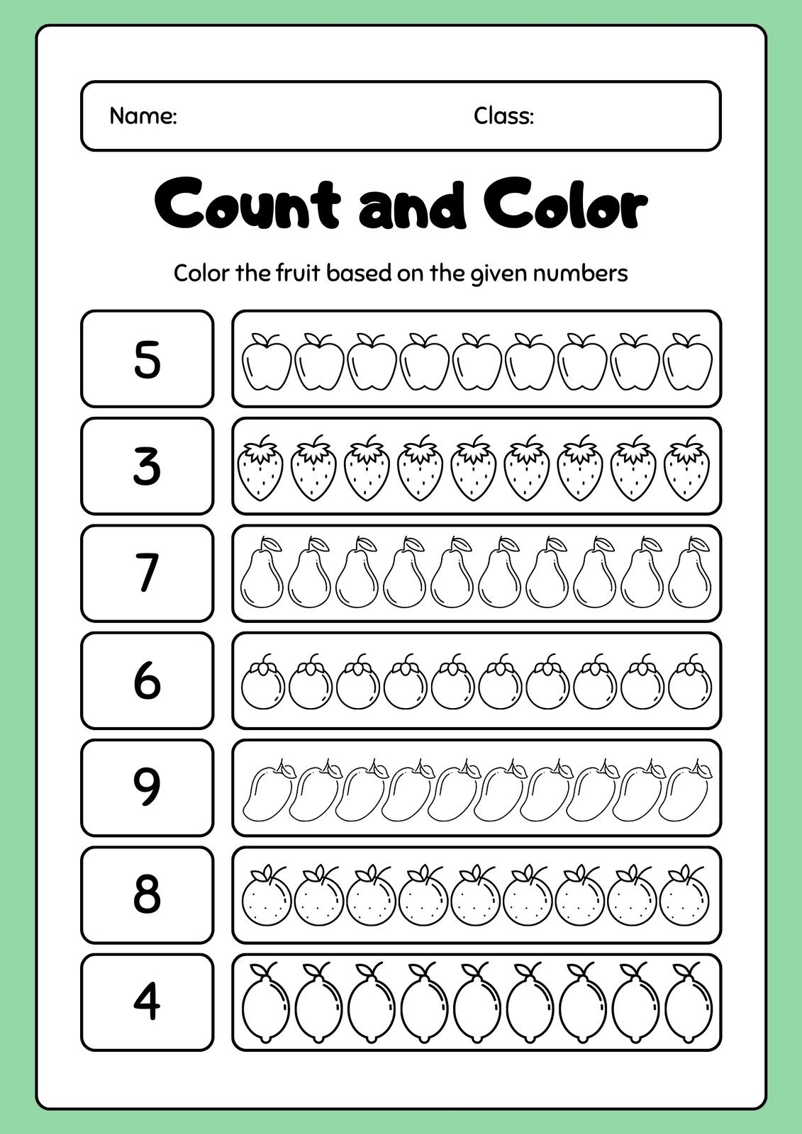 Worksheets For Kindergarten Printable Kindergarten Worksheets