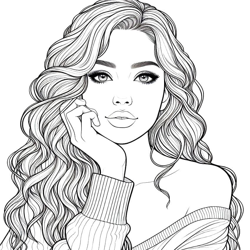 11 Best People Coloring Pages For Adults Images On