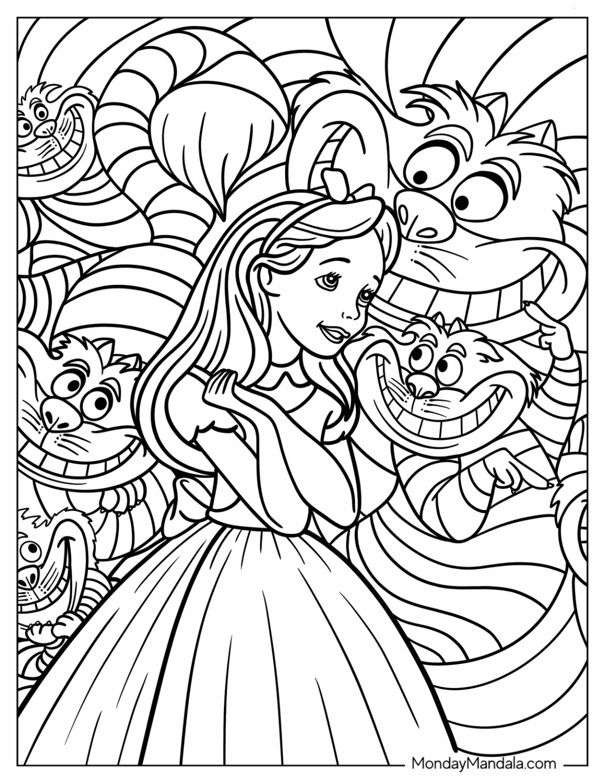 20 Disney Coloring Pages For Adults Free PDF Printables 
