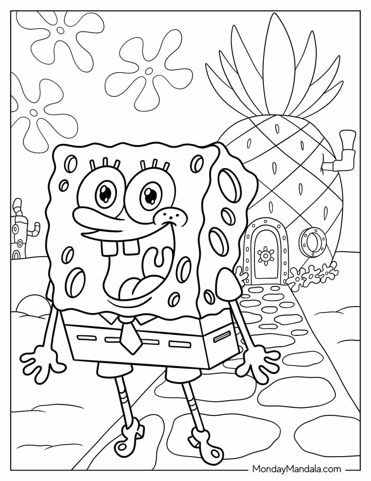 30 Cartoon Coloring Pages Free PDF Printables 