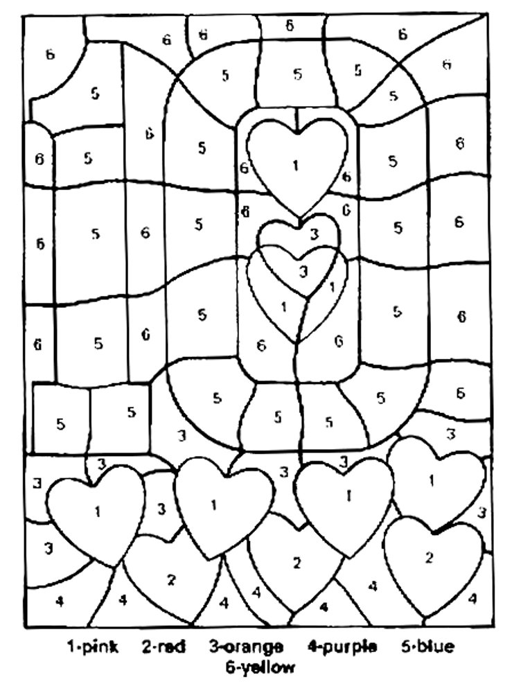 Coloring By Numbers Online Coloring Pages