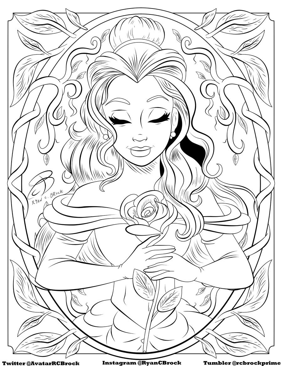 Disney Coloring Pages For Adults Hard Coloring Pages