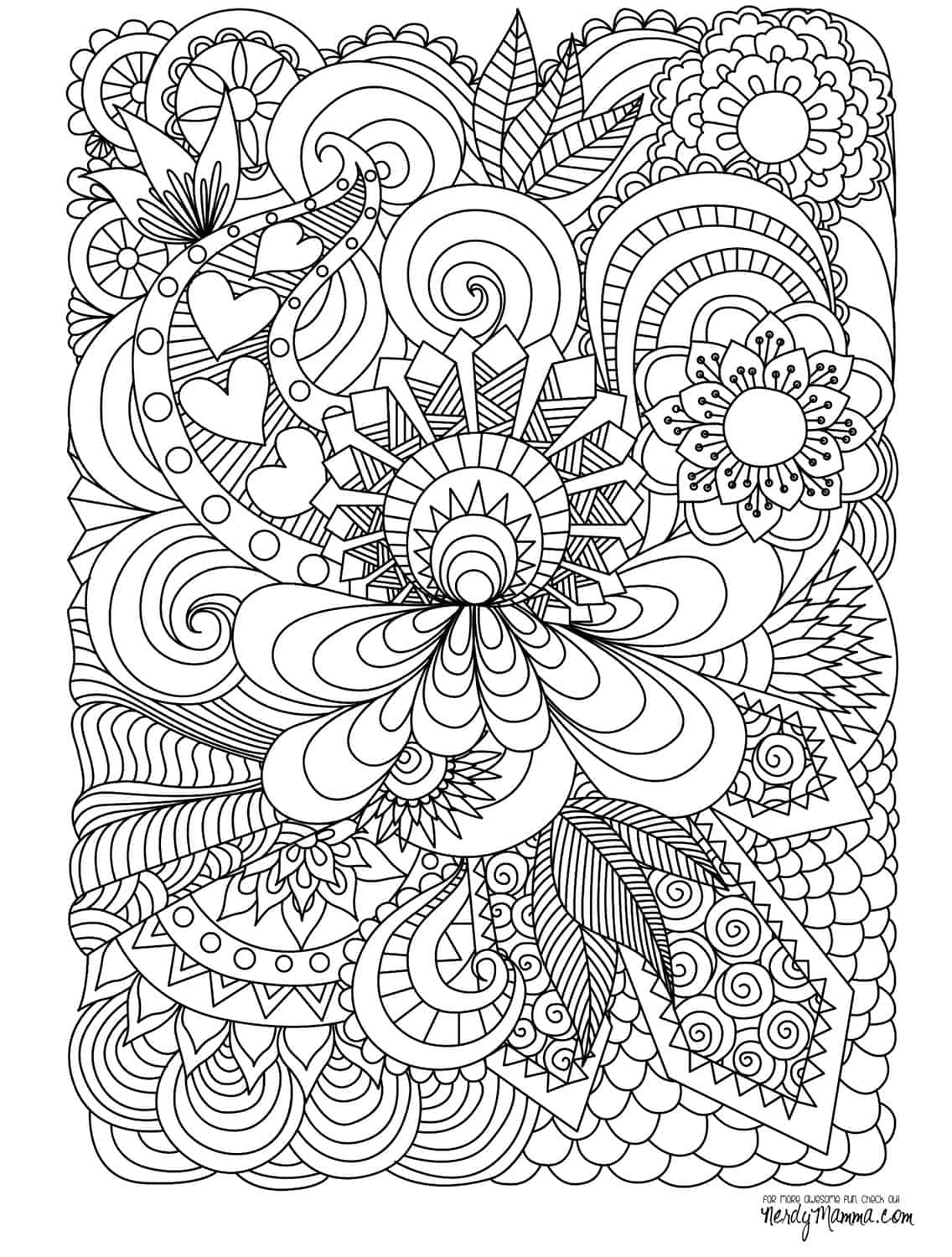 Free Online Coloring Pages For Adults Printable Free Templates Printable