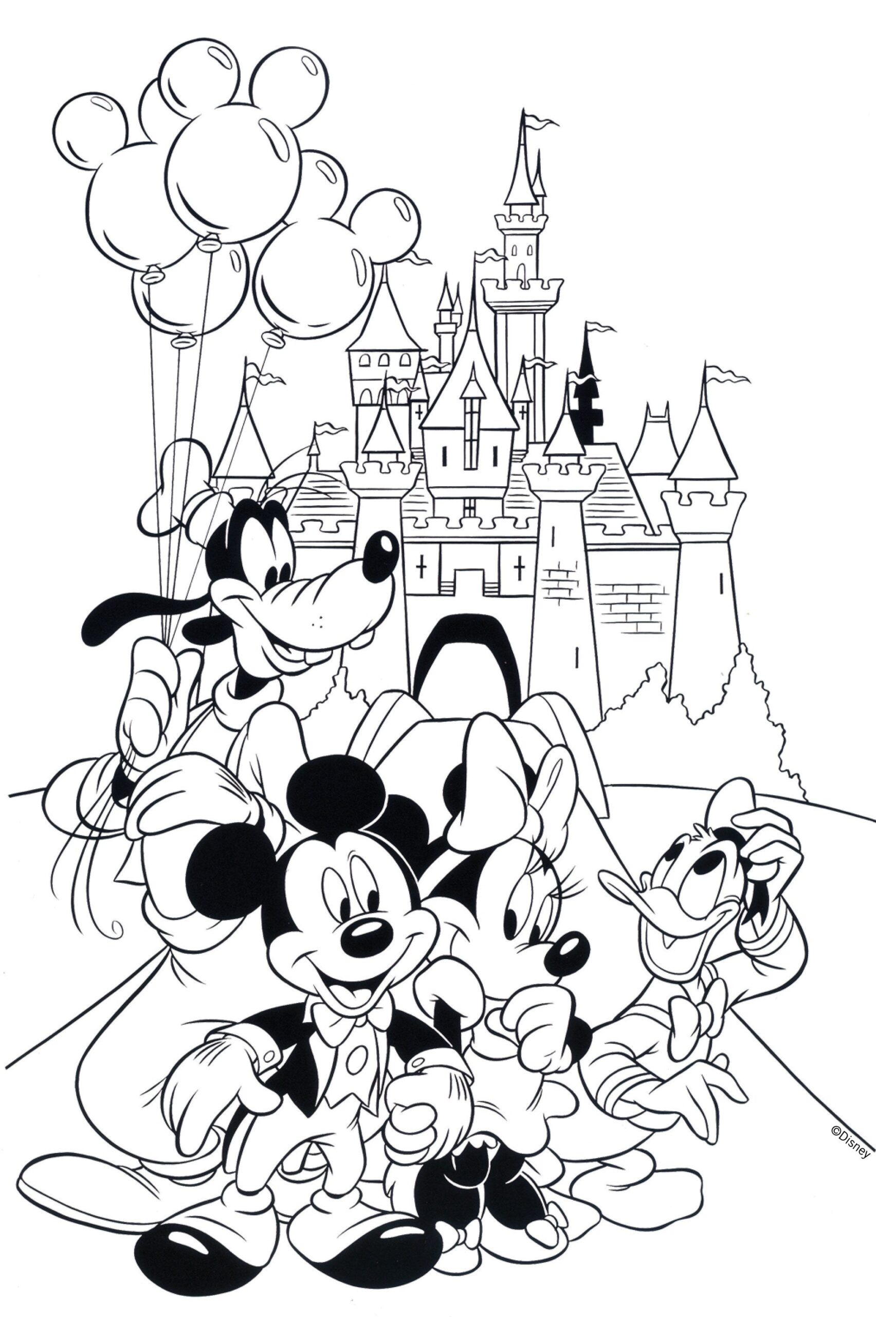 Free Print Disney Coloring Pages