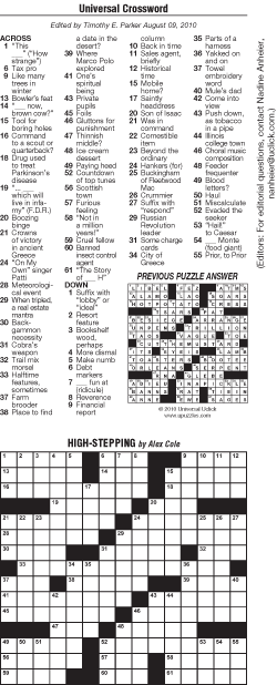 Free Printable Daily Universal Crossword Puzzle Tasteshell
