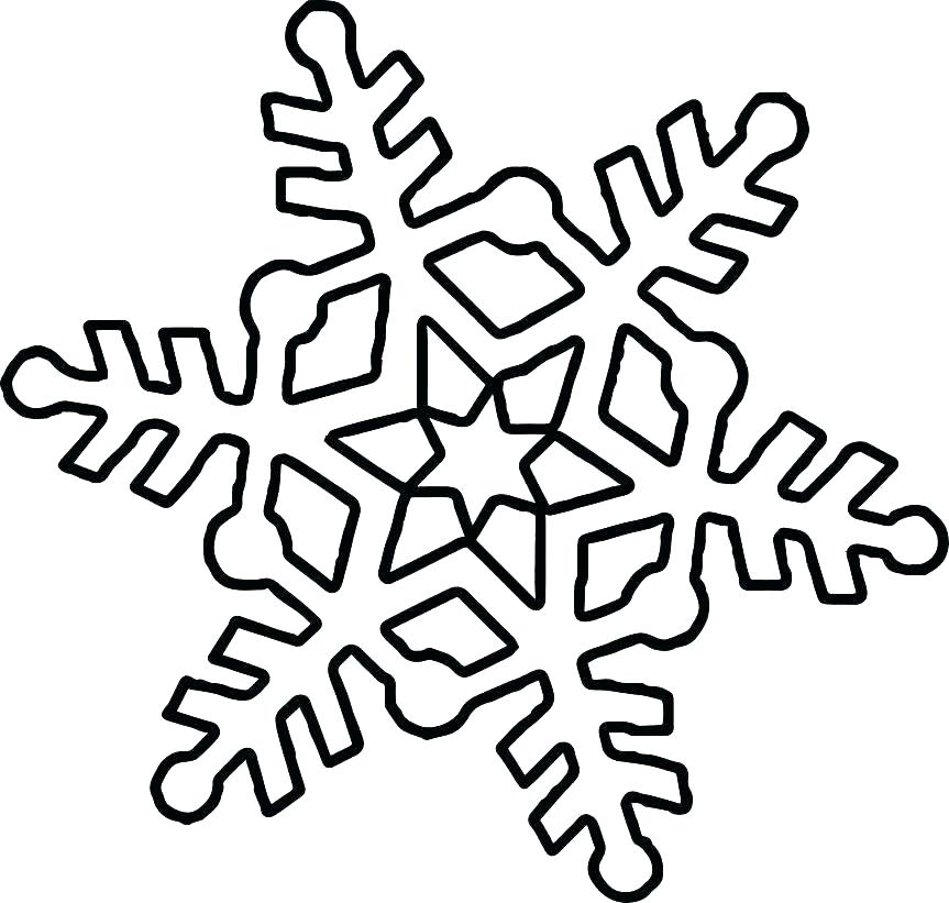 Free Printable Snowflake Coloring Pages For Kids