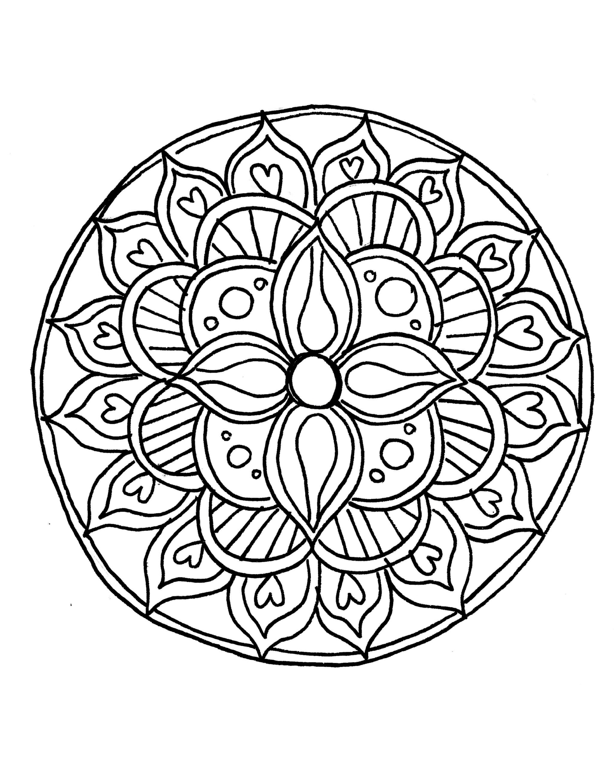 Hindu Mandala Coloring Pages At GetColorings Free Printable 