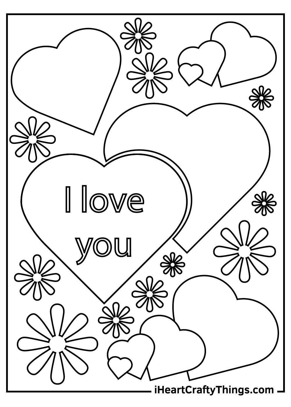 Love Coloring Pages