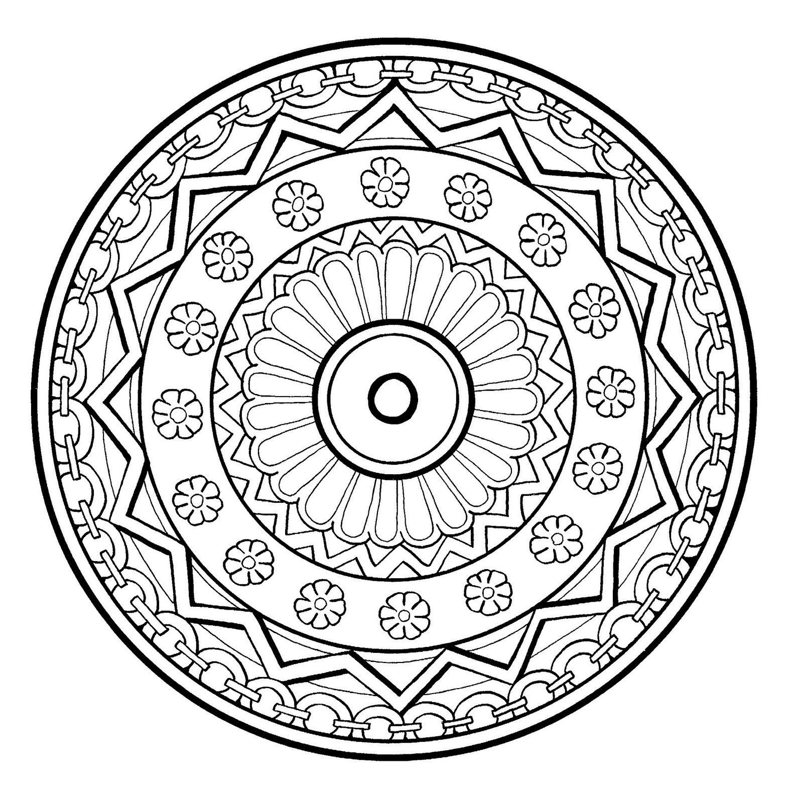 Mandalas To Print Mandalas Kids Coloring Pages