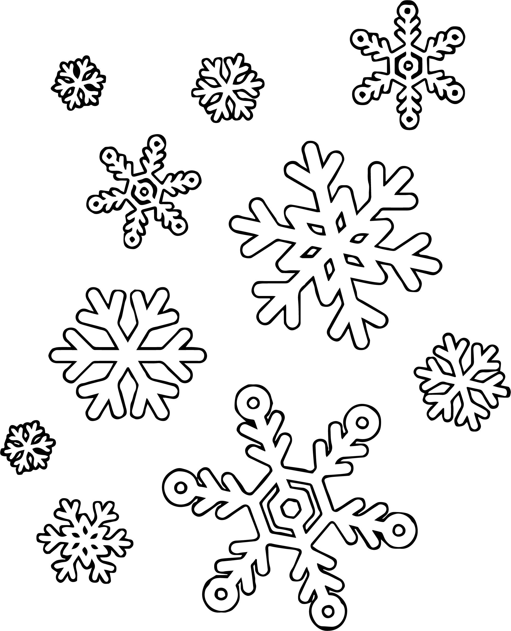 Much Snowflake Coloring Page Wecoloringpage