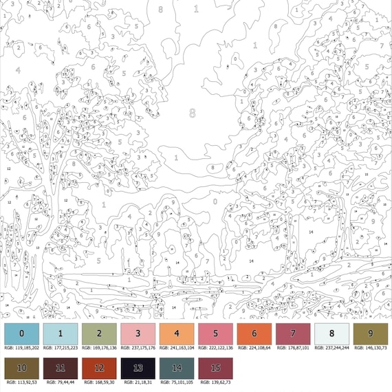 Online Color By Number For Adults Happy Color Art Coloring