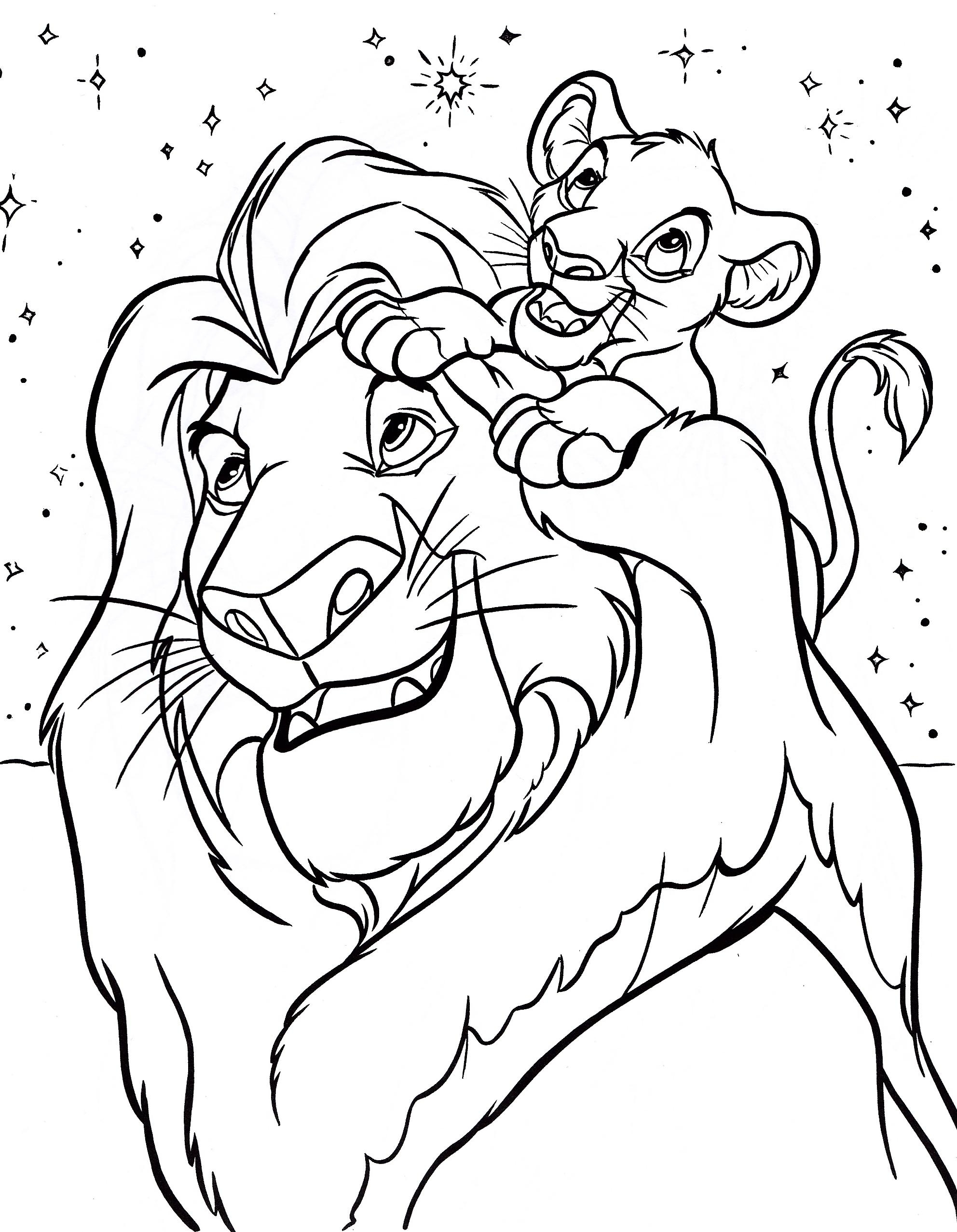 Printable Disney Coloring Pages For Boys