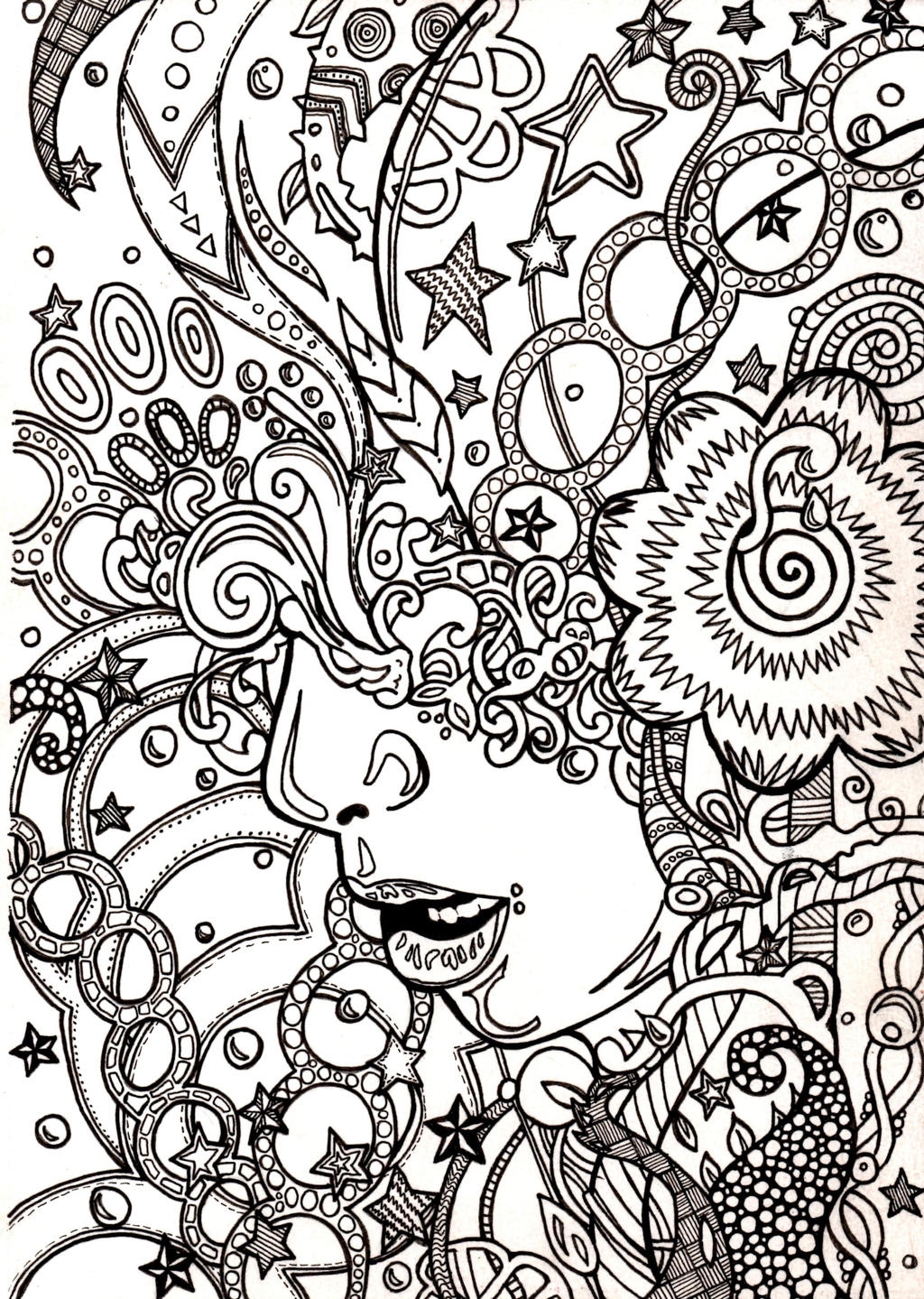 Printable Trippy Coloring Pages Customize And Print