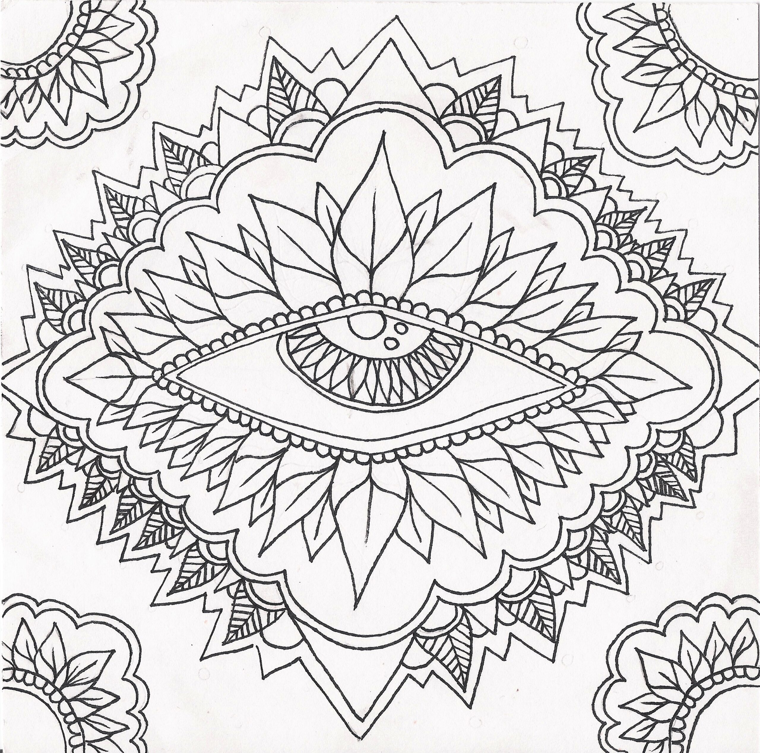 Psychedelic Coloring Pages Print At GetDrawings Free Download