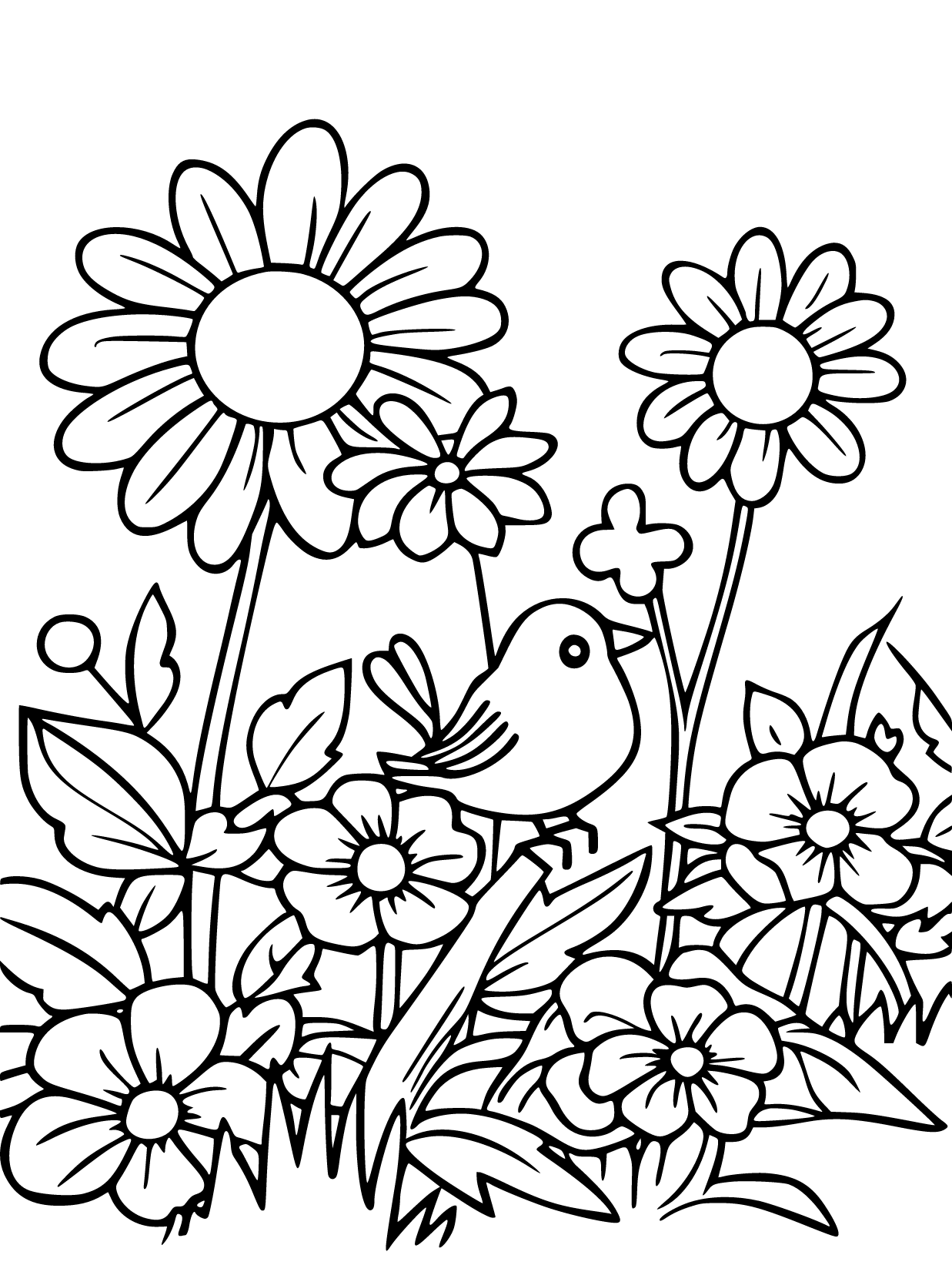 Simple Coloring Pages Printable And Free Coloring