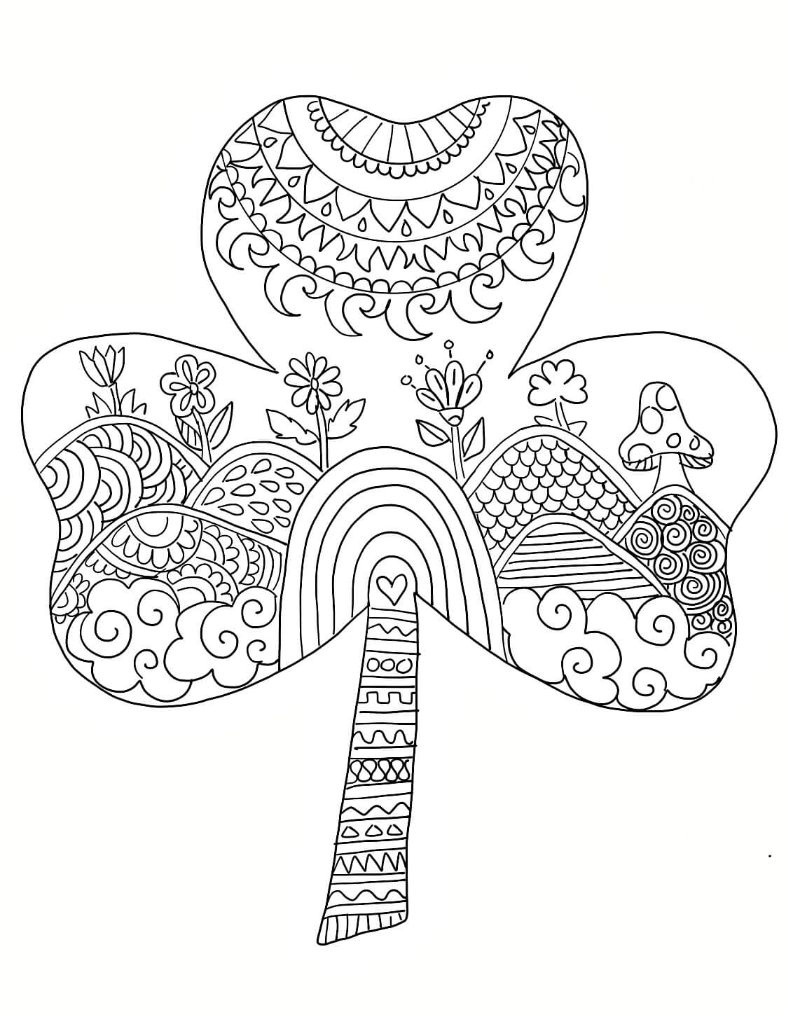 St Patricks Day Coloring Pages Coloring rocks 