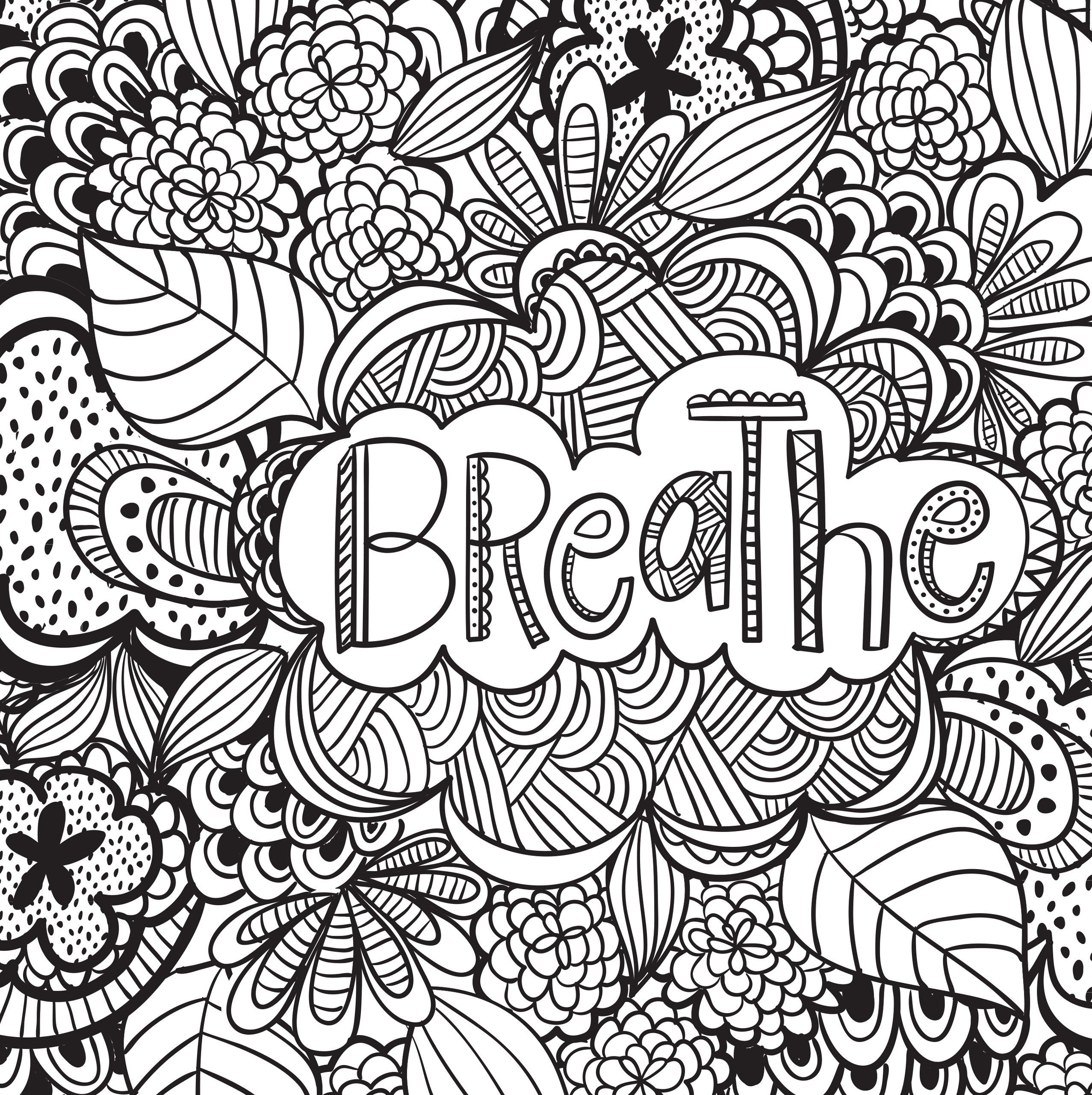 Stress Relief Coloring Pages At GetDrawings Free Download