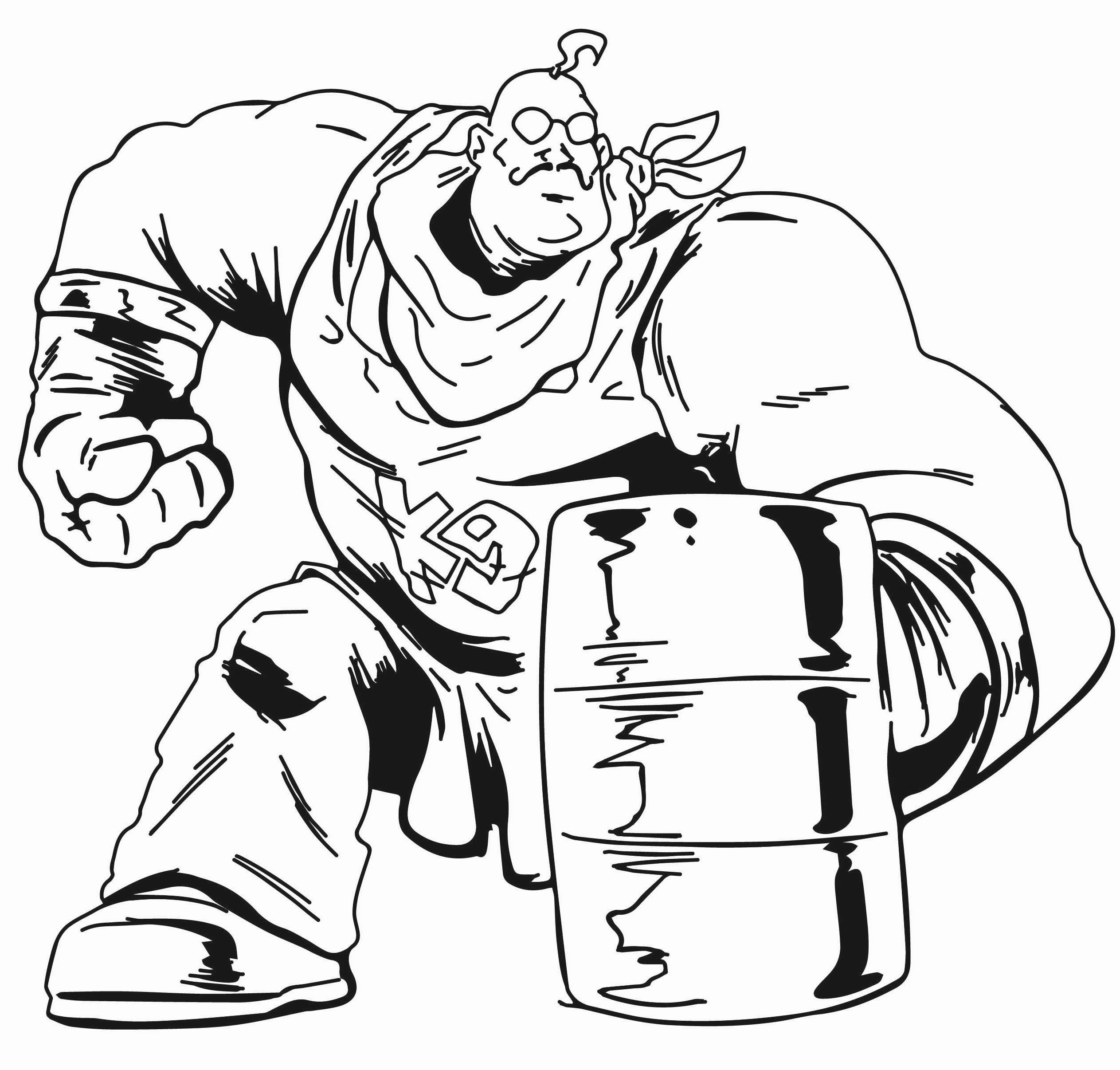 Superhero Printable Coloring Pages