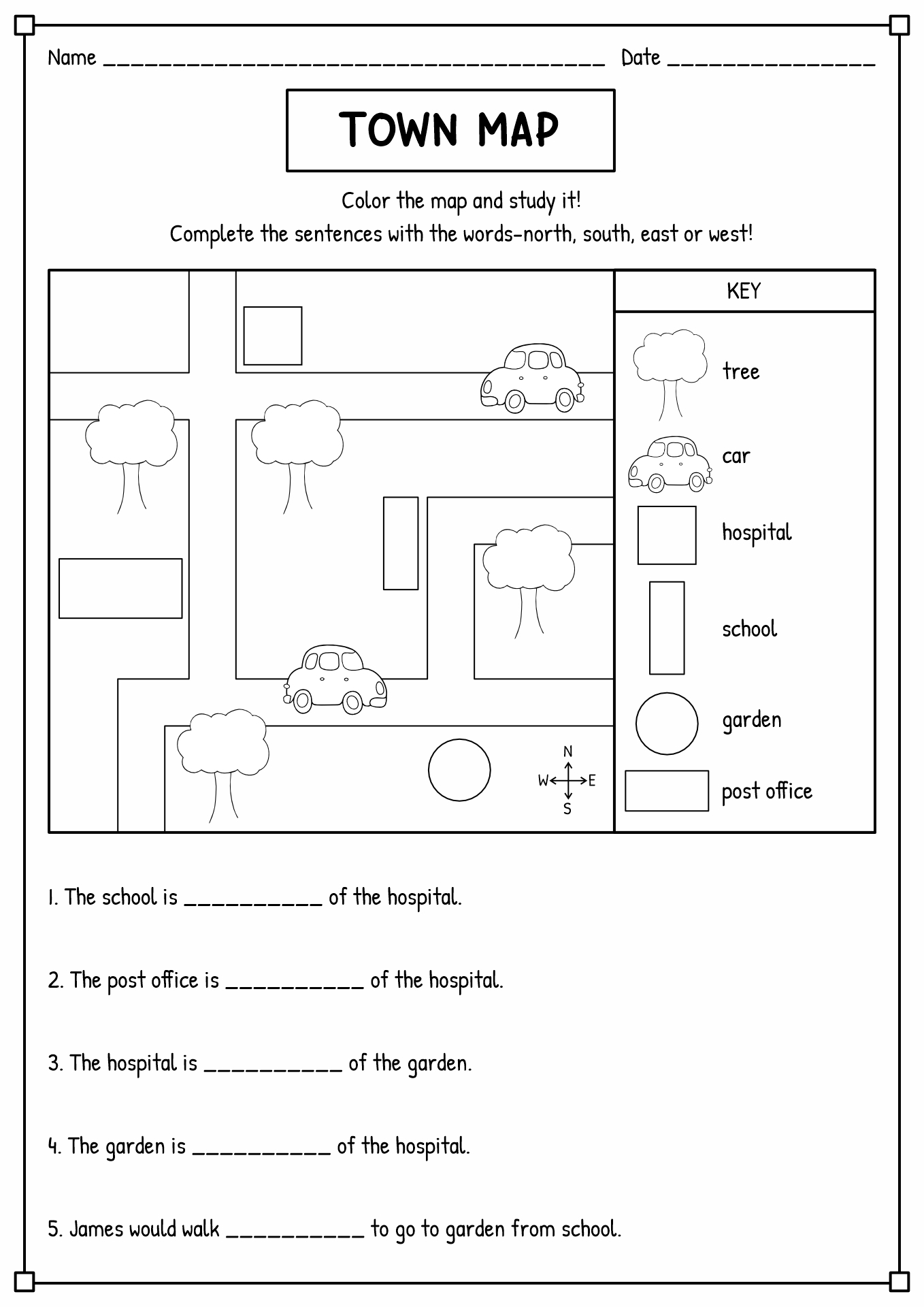 12 Worksheets Map Reading Skills Free PDF At Worksheeto