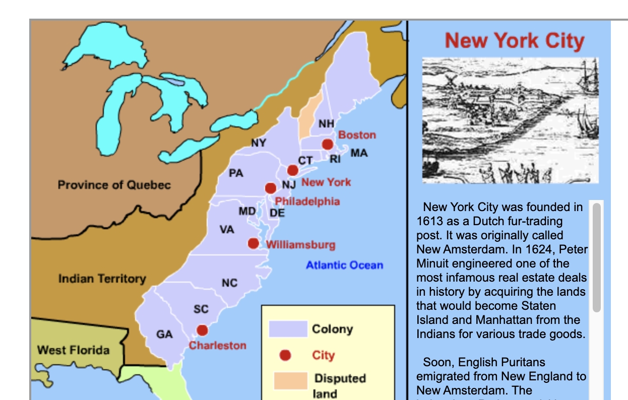 13 Colonies Activities Events And Interactive Stories