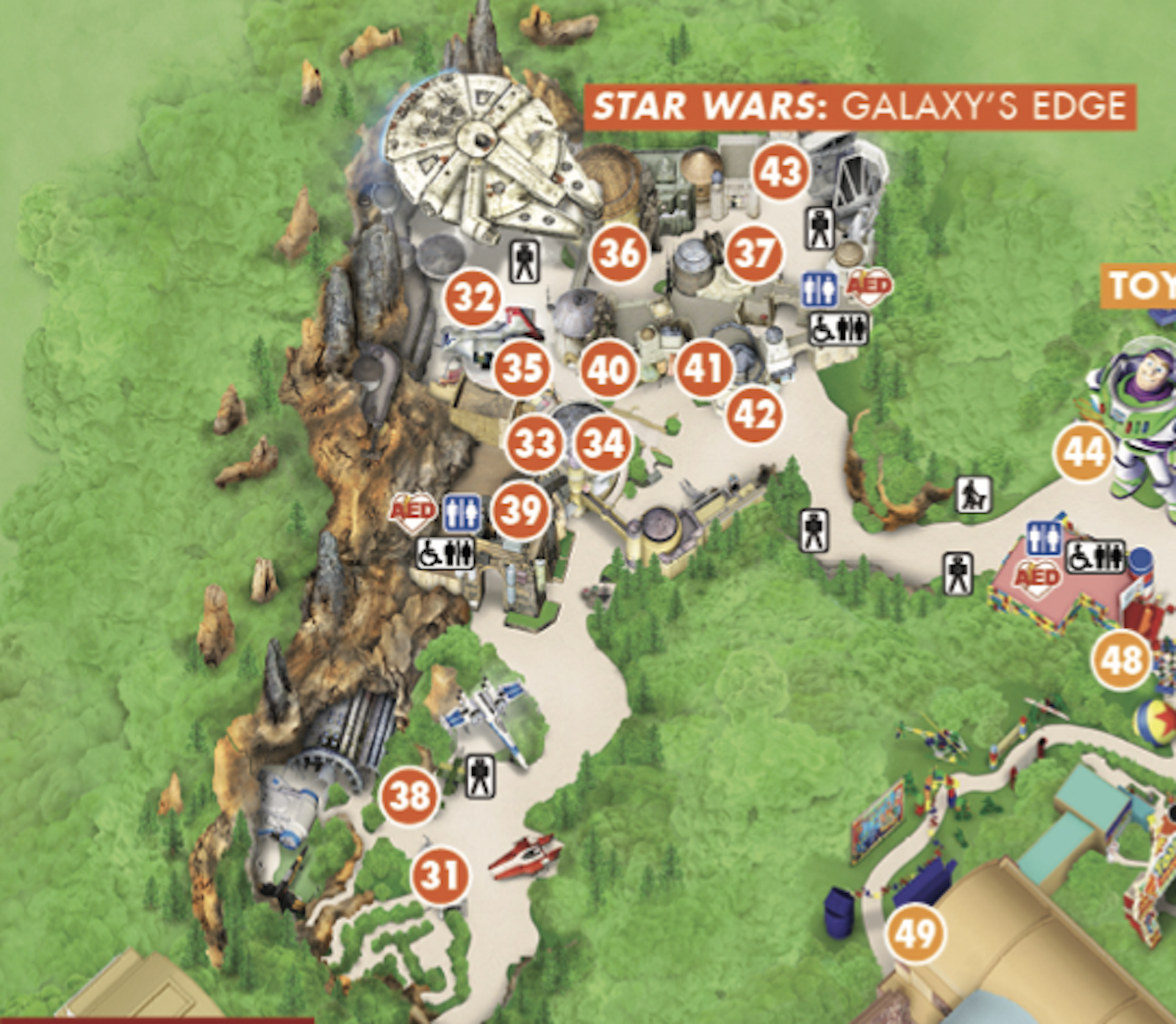 2026 Disney s Hollywood Studios Map Printable PDF 