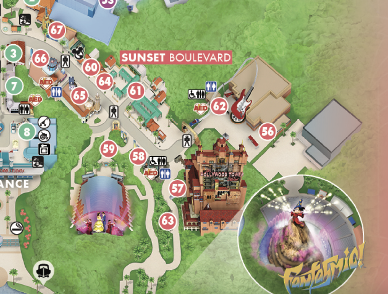 2026 Disney s Hollywood Studios Map Printable PDF 