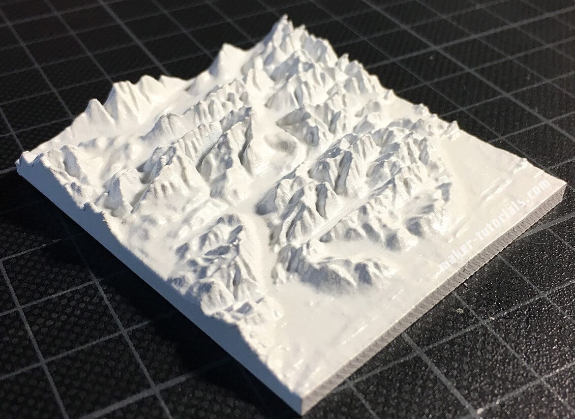3D Printing Topographic Maps How To Print Landscapes All3DP