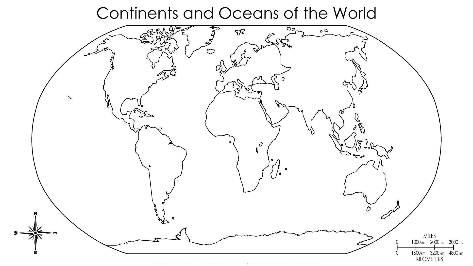 5 Free Large Printable Blank World Physical Map HD In PDF 5 Free Large Printable Blank World Physical Map HD In PDF