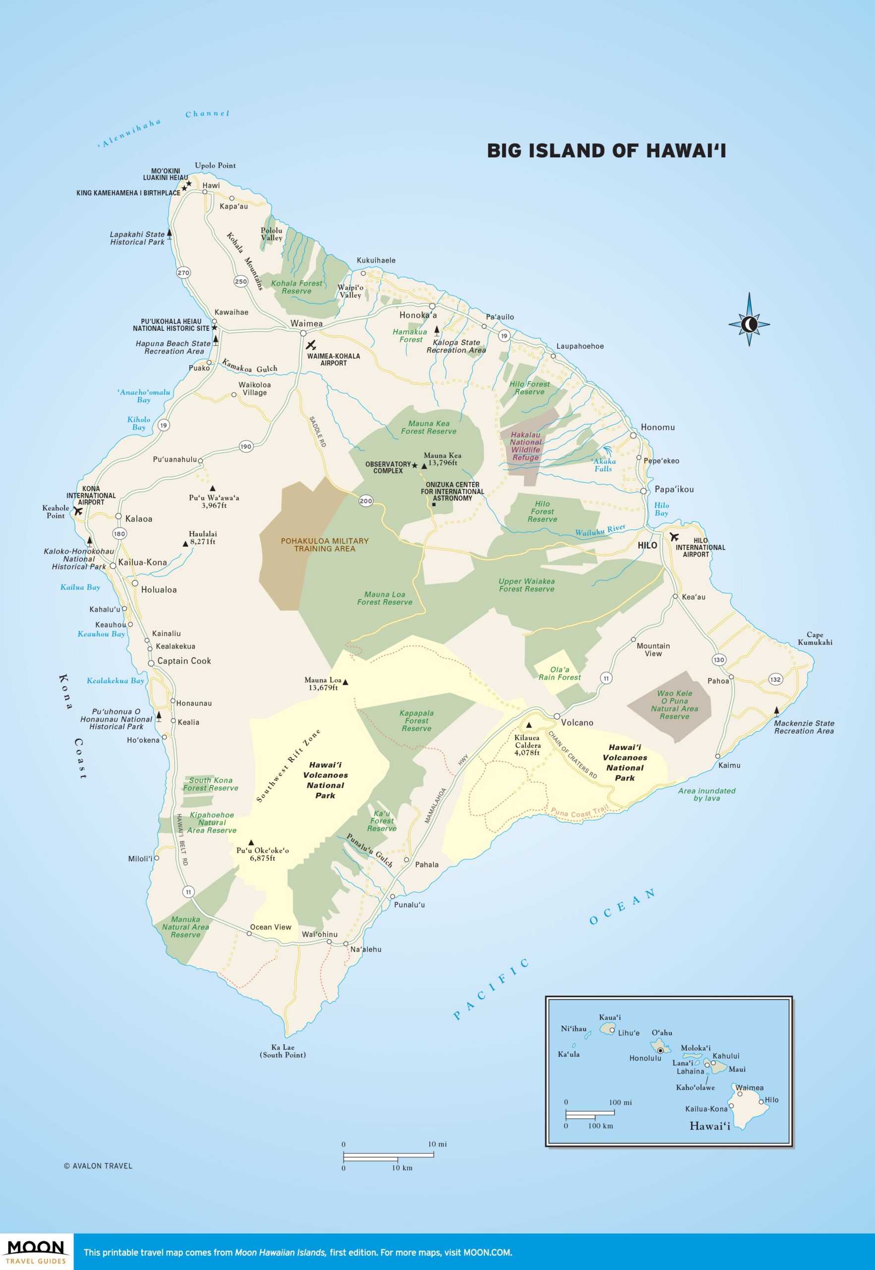 Big Island Of Hawai i Moon Travel Guides