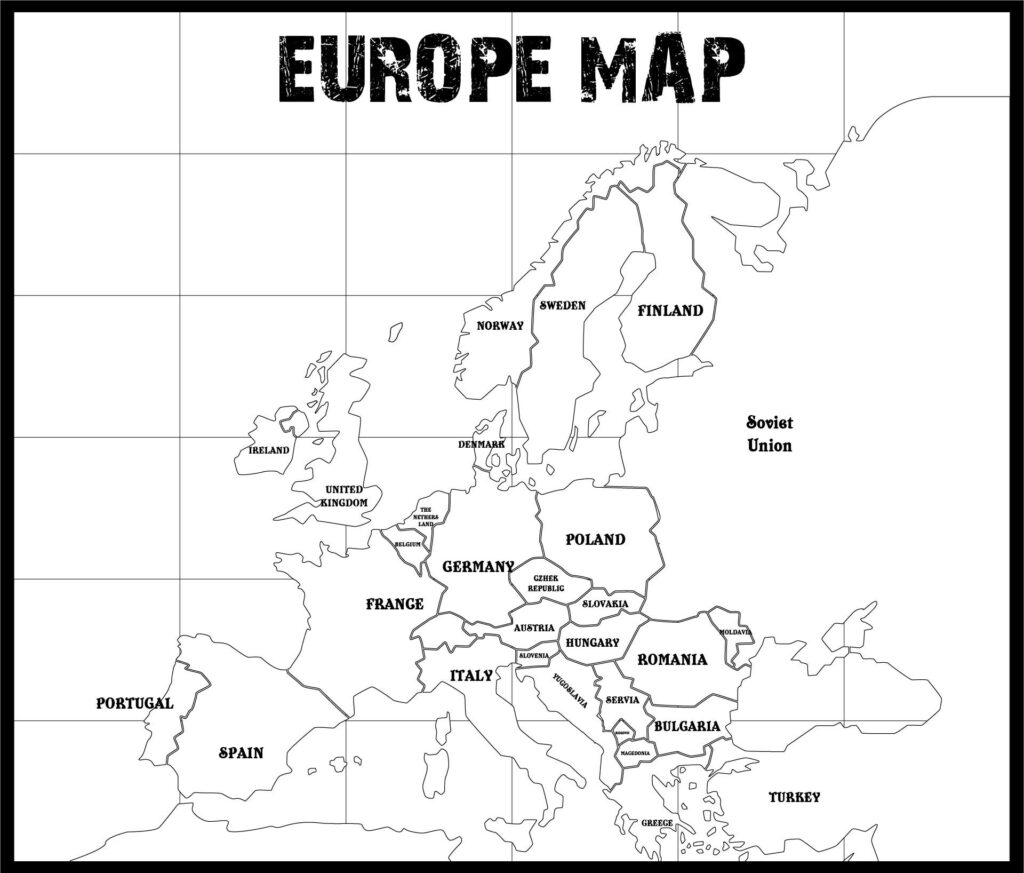 World War 2 Map Worksheets Printables - Free Printable Coloring Pages