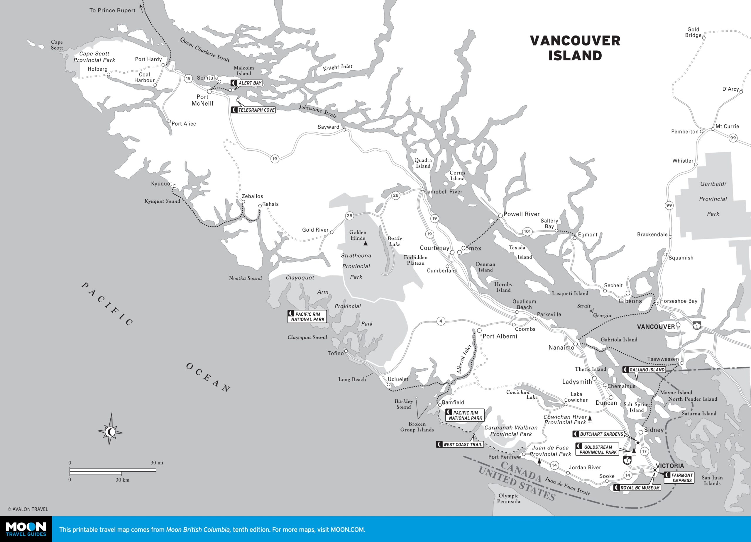 British Columbia Moon Travel Guides