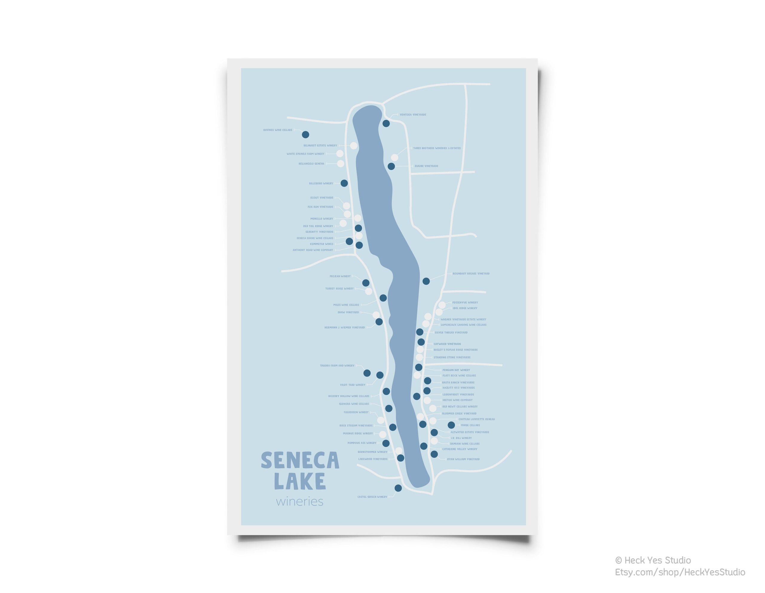 Buy Finger Lakes Wineries Sticker Posters FLX Wine Trail Seneca Keuka Cayuga Winery Poster FLX Wine Tracker Sommelier Bucket List Online In India Etsy