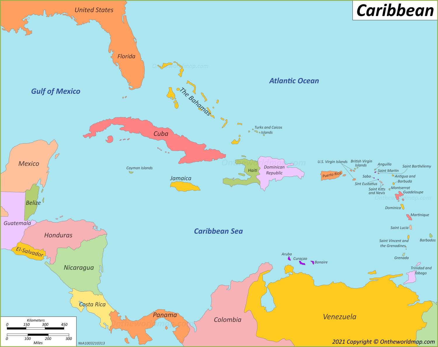 Caribbean Map Caribbean Countries Maps Of Caribbean
