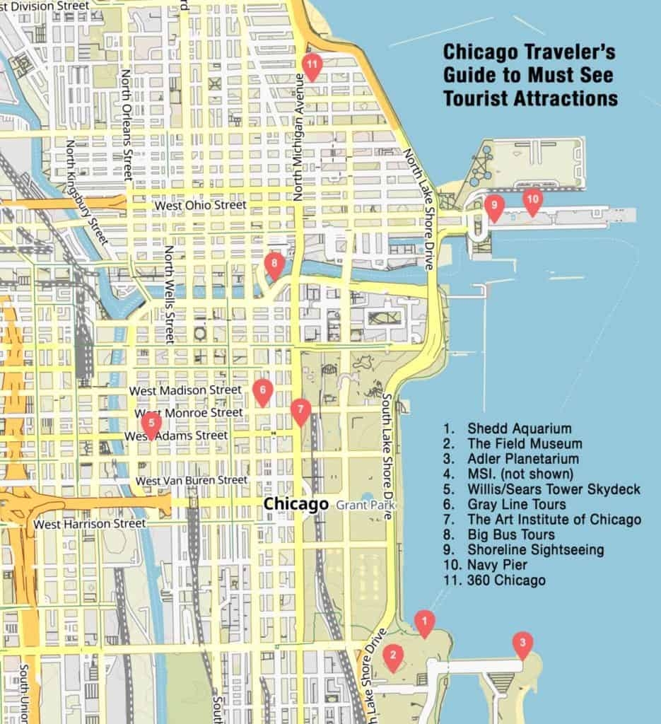 Chicago Maps Chicago Traveler