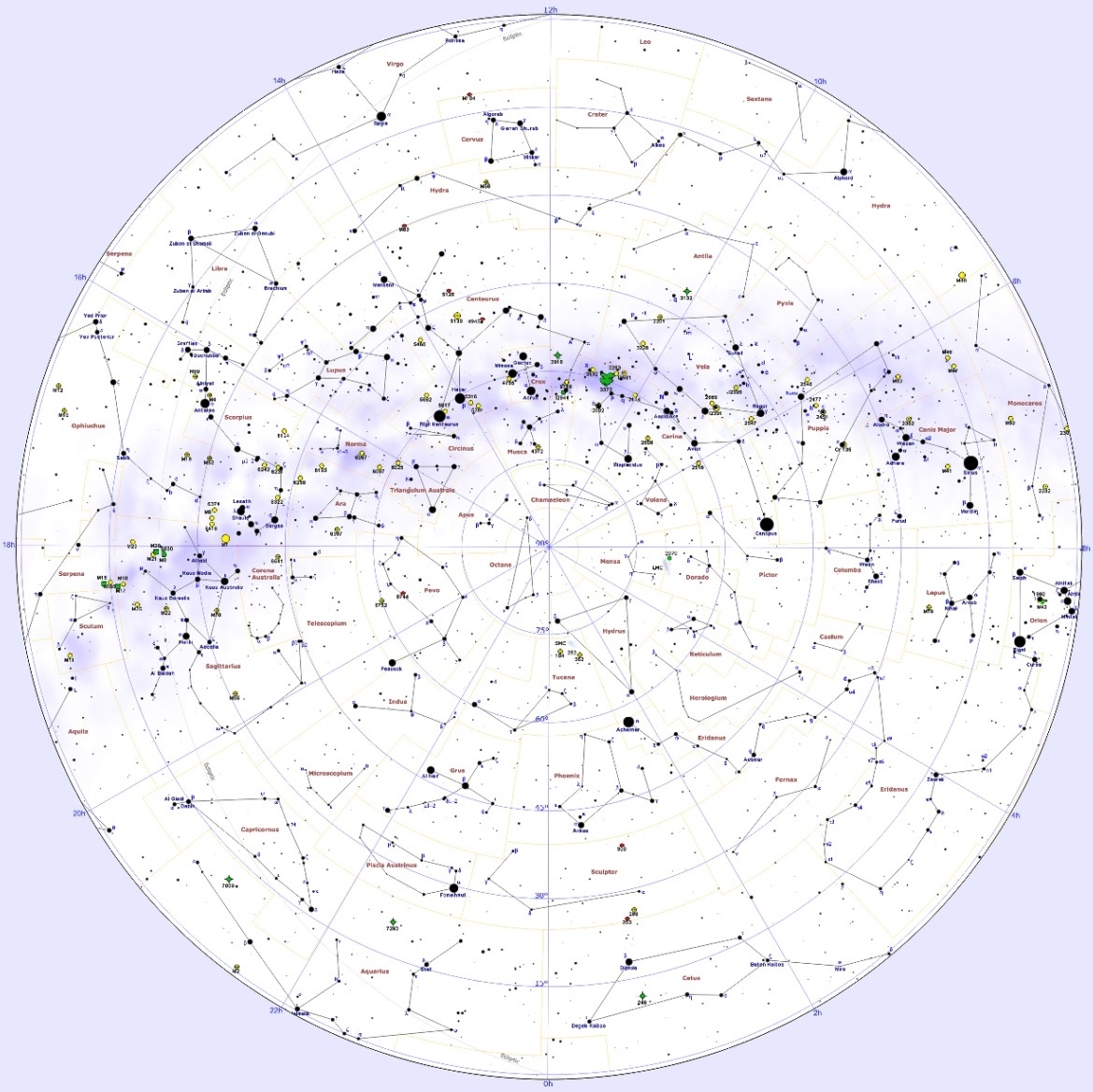 Constellation Map Constellation Guide
