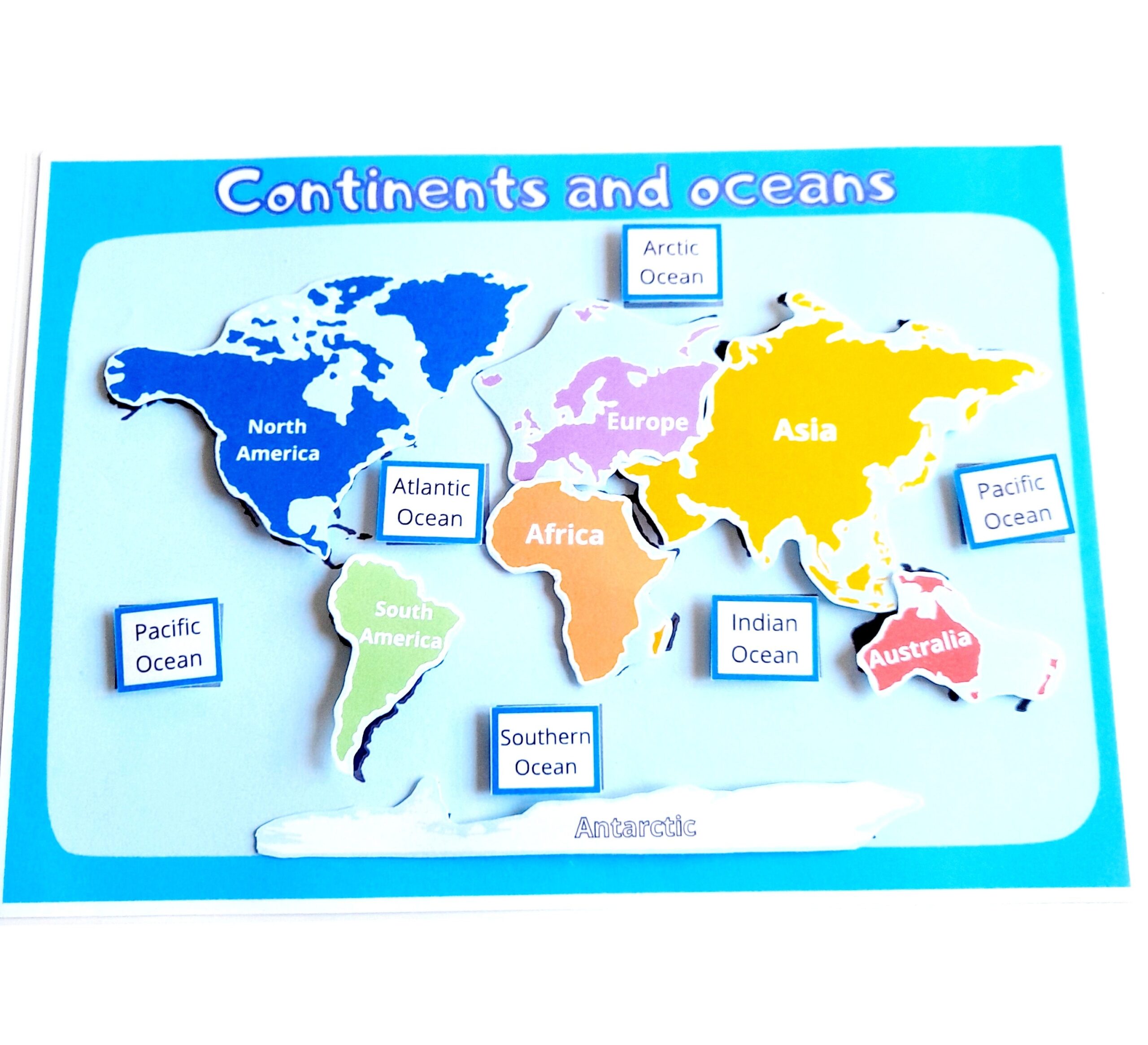 Continents And Oceans Geography Worksheet Printables Homeschool Activity Sheet World Map Geography Activities 7 Continents And 5 Oceans Etsy Sweden
