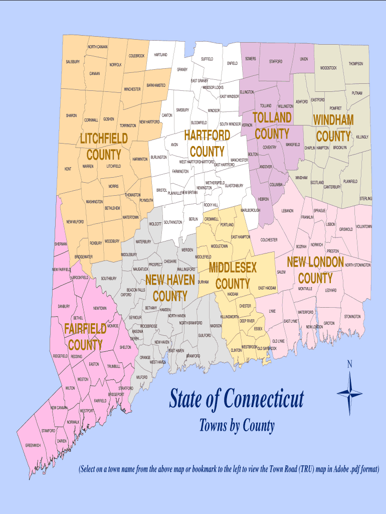 CT Town Map Form Fill Online Printable Fillable Blank PdfFiller
