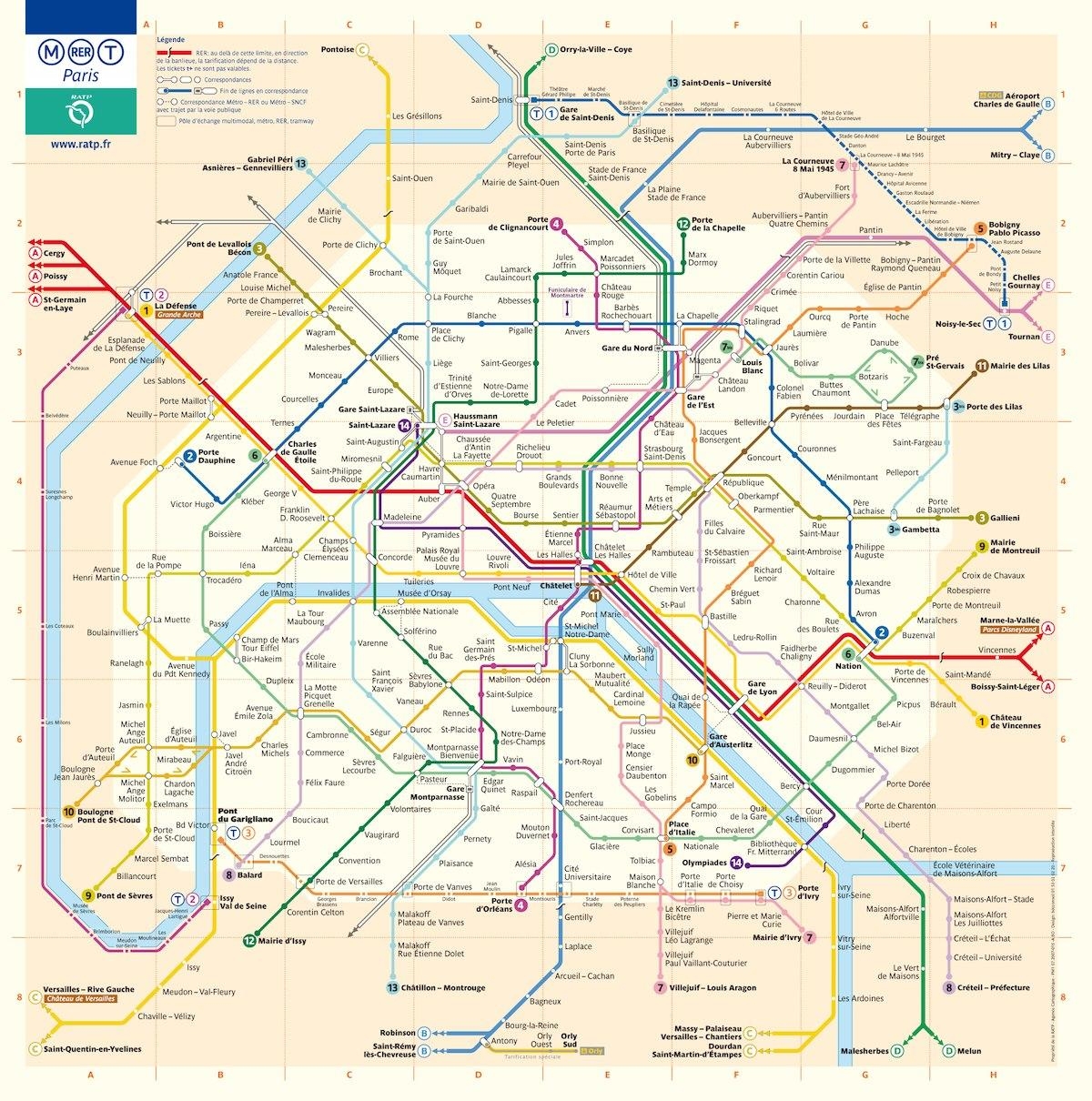 Dc Metro Map With Streets Washington Dc Metro Map With Streets District Of Columbia USA 