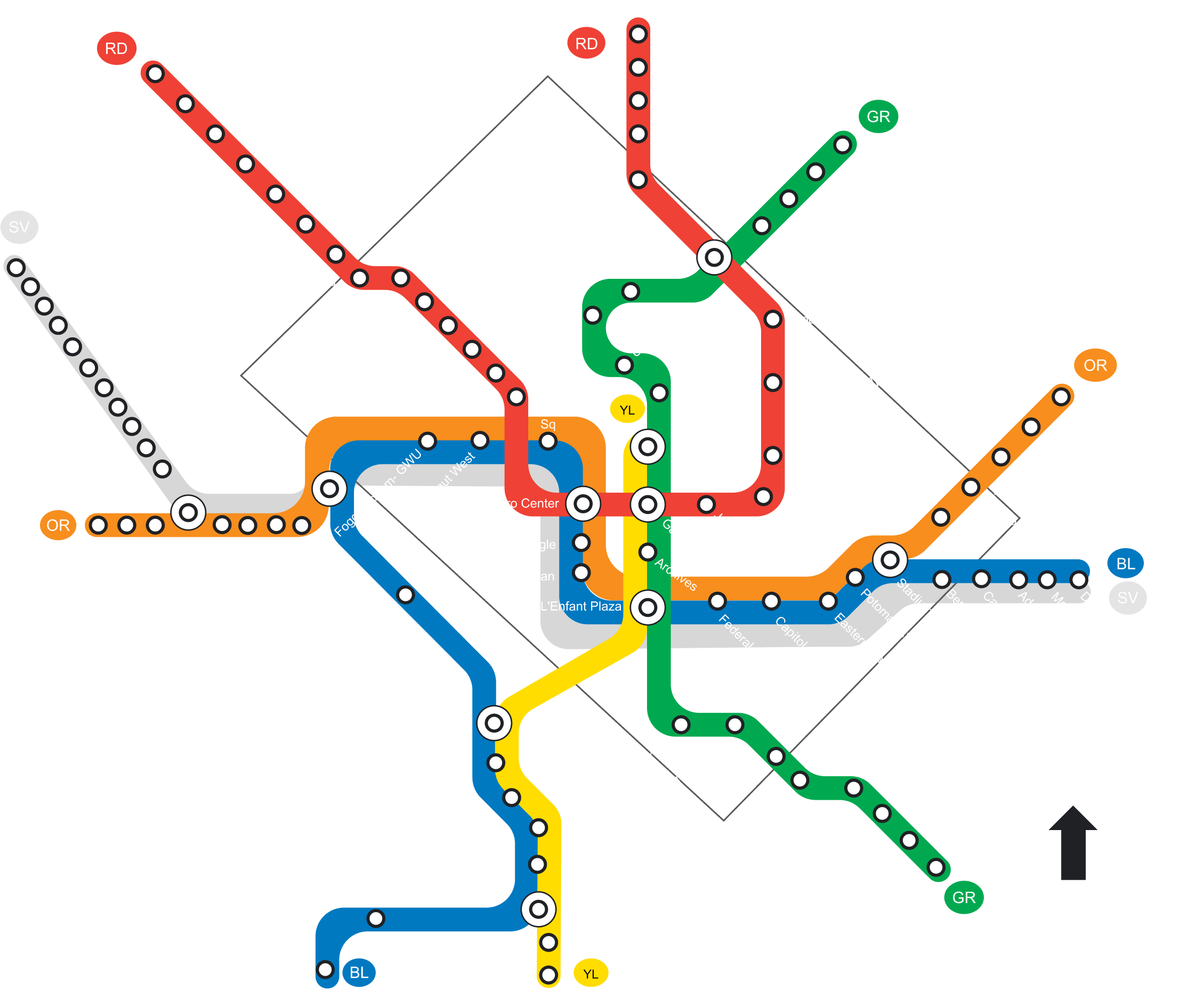 DC Metro Map Your DC Metro Map Guide