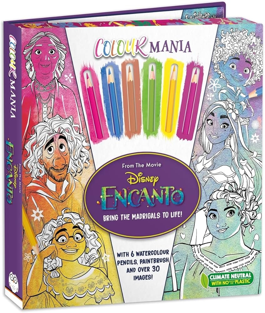 Disney Encanto Colouring Book And Pencil Set Walt Disney Company 9781803687551 Amazon Books