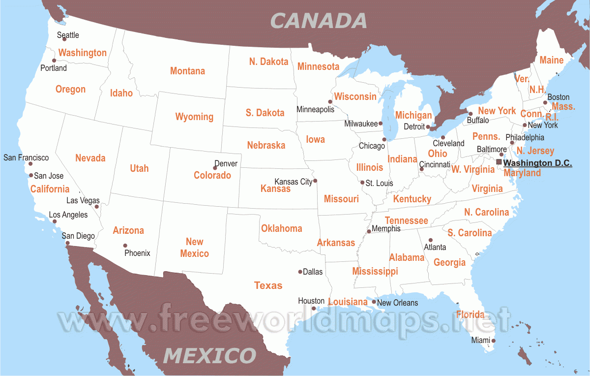 Download Free US Maps Download Free US Maps