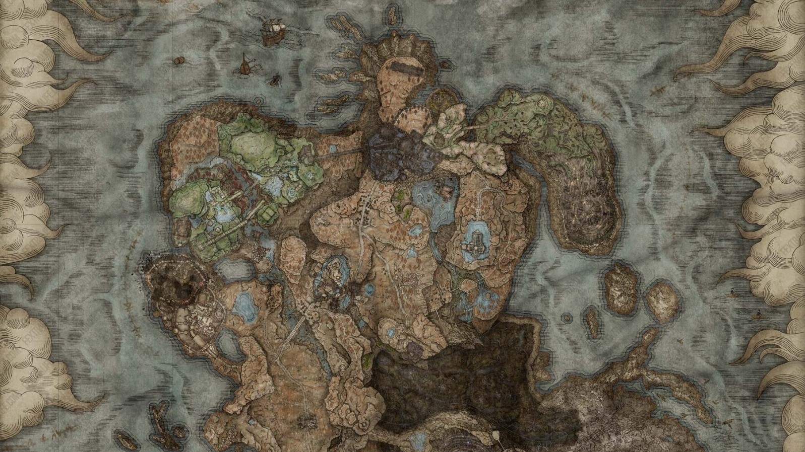 Elden Ring DLC Full Interactive Map Of Shadow Of The Erdtree Windows Central
