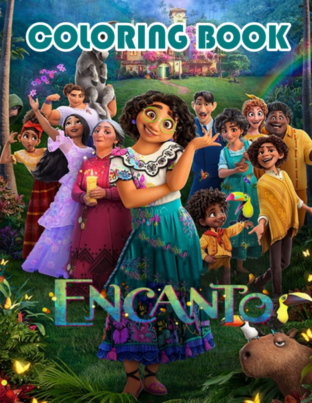 Encanto Coloring Book JUMBO Coloring Book For Kids Encanto Colouring Book Gift For Children By Tess Std Chapman Goodreads