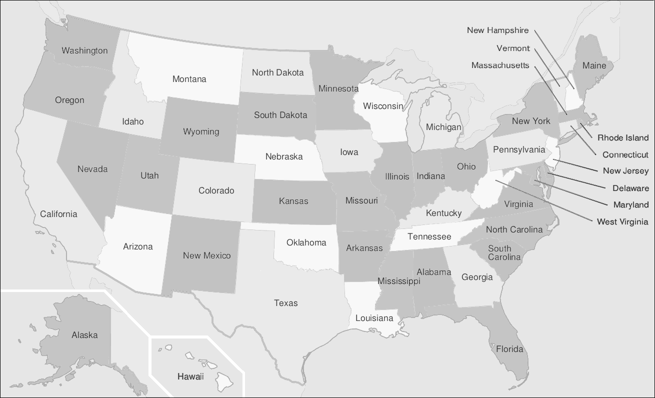 File Map Of USA Showing State Names Greyscale png Wikimedia Commons