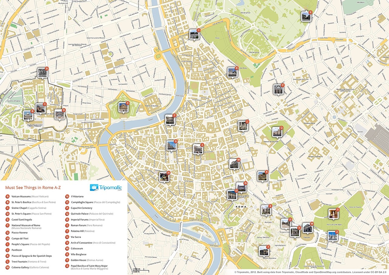File Rome Printable Tourist Attractions Map jpg Wikimedia Commons