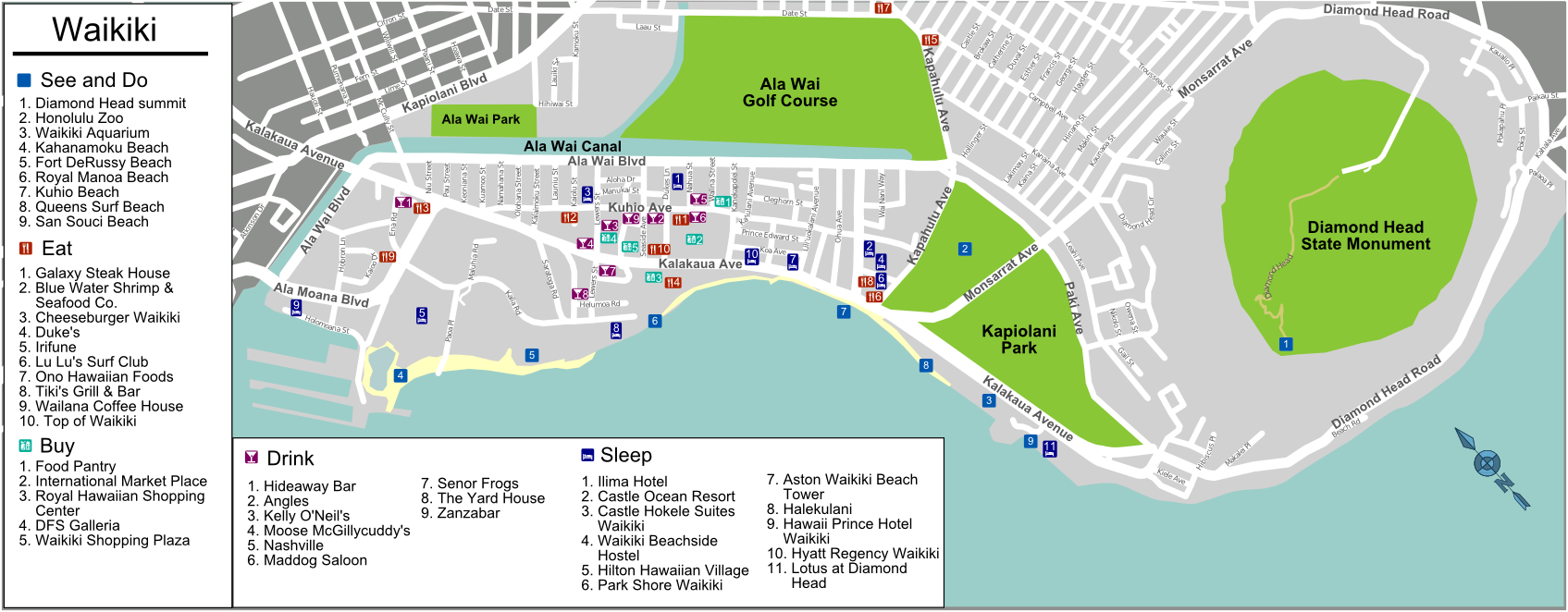 File Waikiki Map png Wikimedia Commons