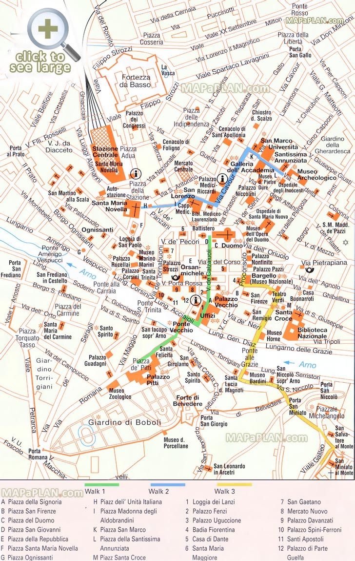 Florence Maps Top Tourist Attractions Free Printable City Street Map Florence Maps Top Tourist Attractions Free Printable City Street Map