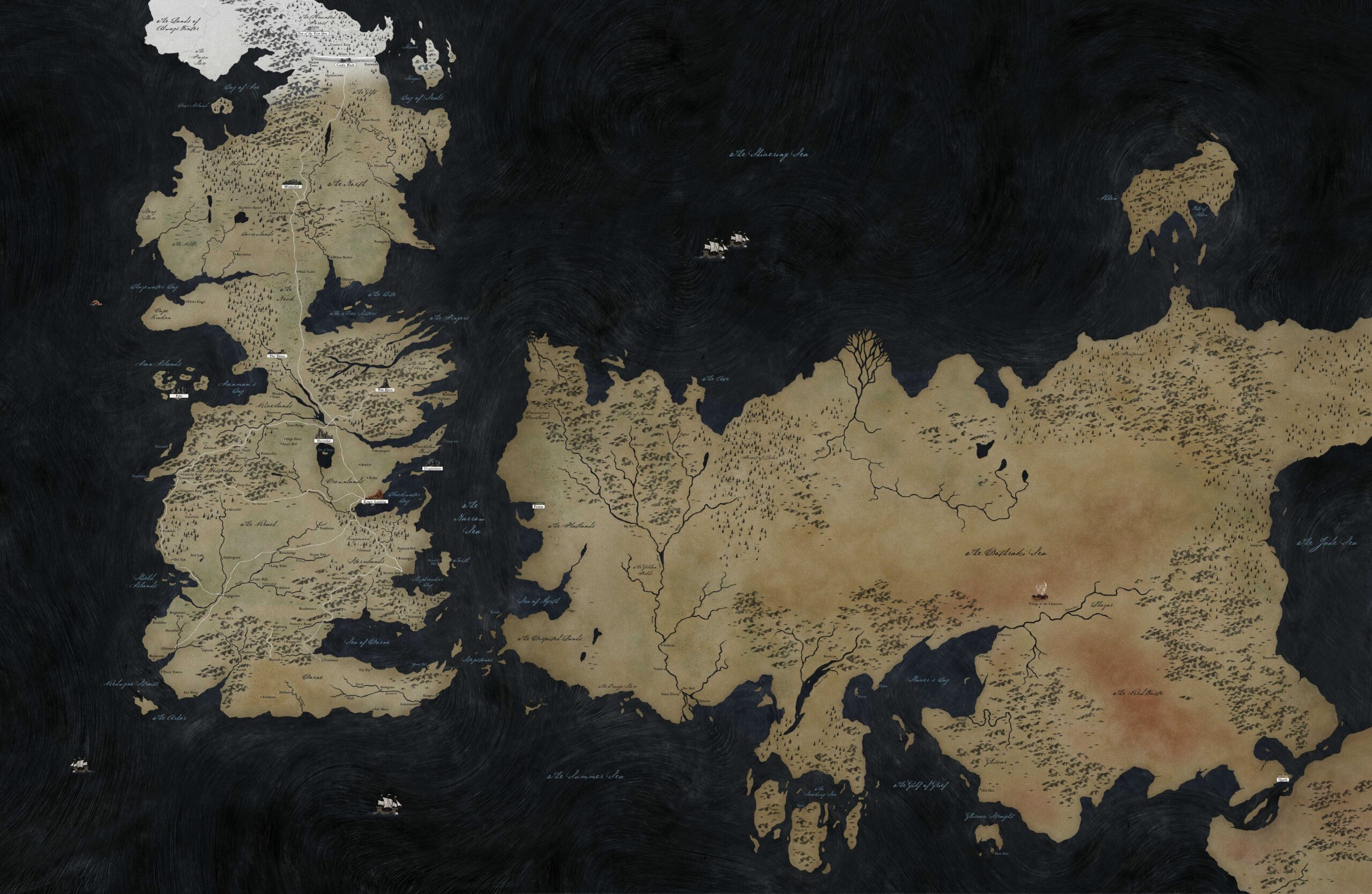 High Resolution Map Of Westeros No Spoilers R asoiaf