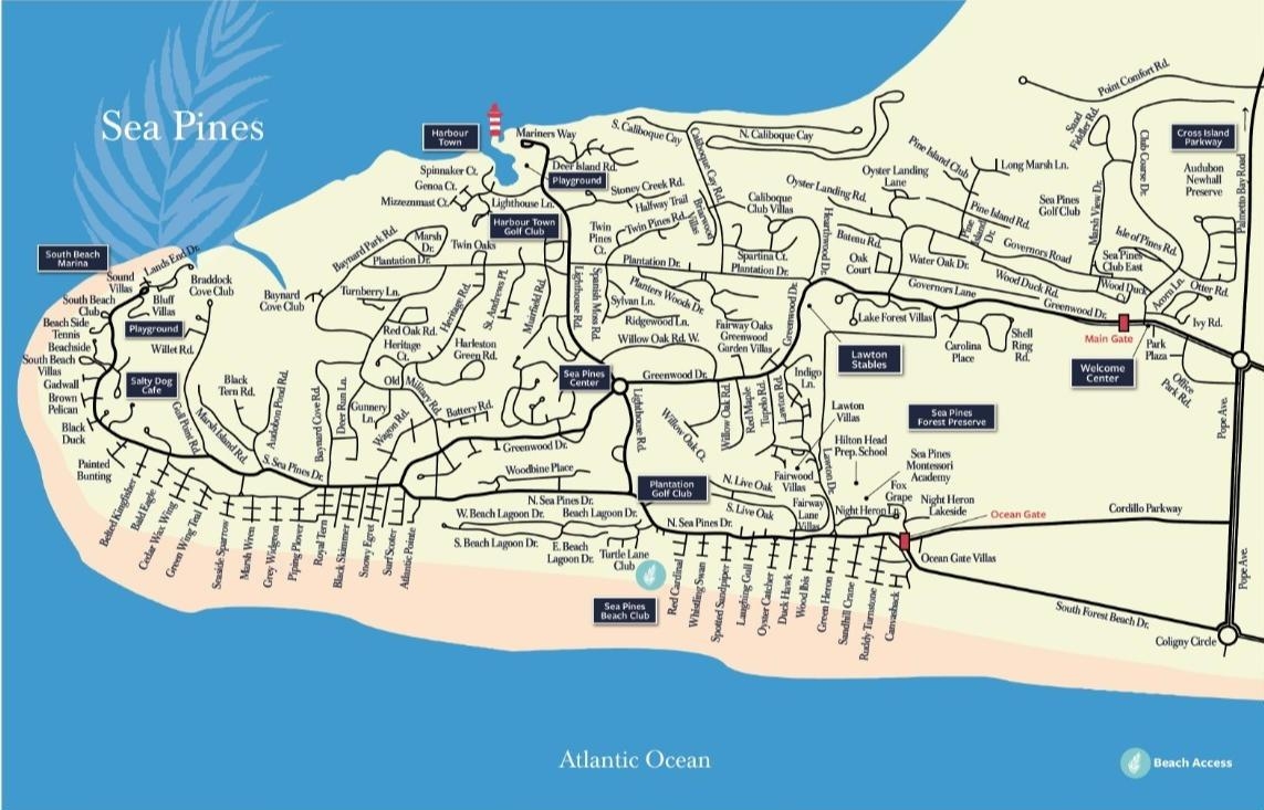 Hilton Head Island Maps