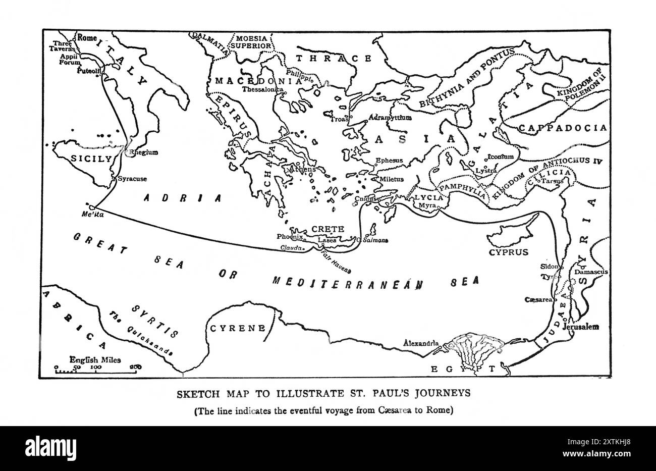 Journeys Of St Paul Black And White Stock Photos Images Alamy